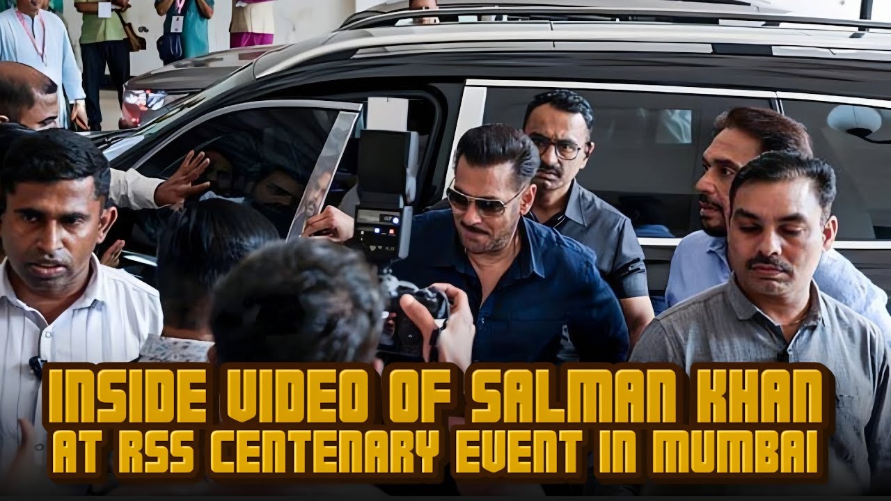 Latest Video Of Salman Khan At RSS Centenary Event In Mumbai🔥