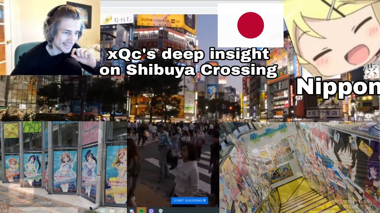 xQc visits Japan
