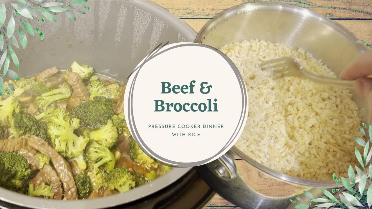 Instant Pot Beef and Broccoli with Rice