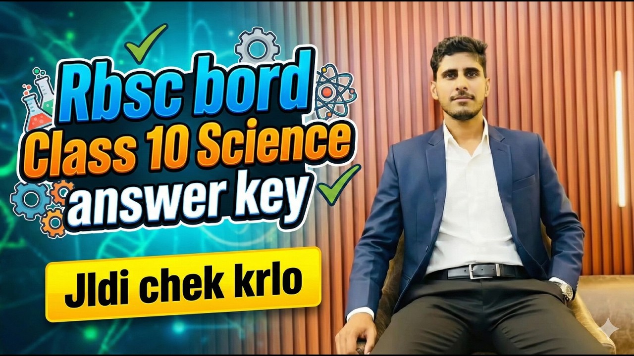 RBSE Board Class 10 Science Answer Key 2026 | Rajasthan Board Science Paper Solution| जल्दी चेक करो!