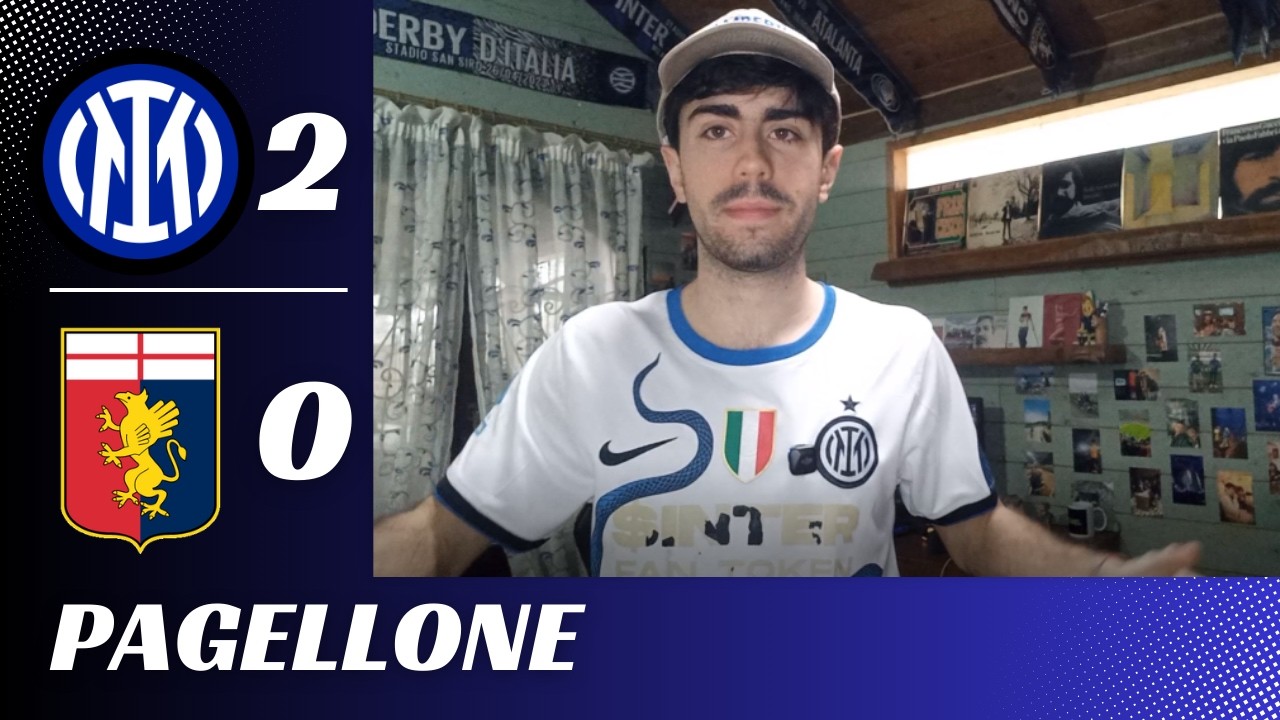 PAGELLE DI INTER-GENOA 2-0 | GLI ESTERNI DANNO GARANZIE, THURAM INVECE ANCORA SCIALBO.. |