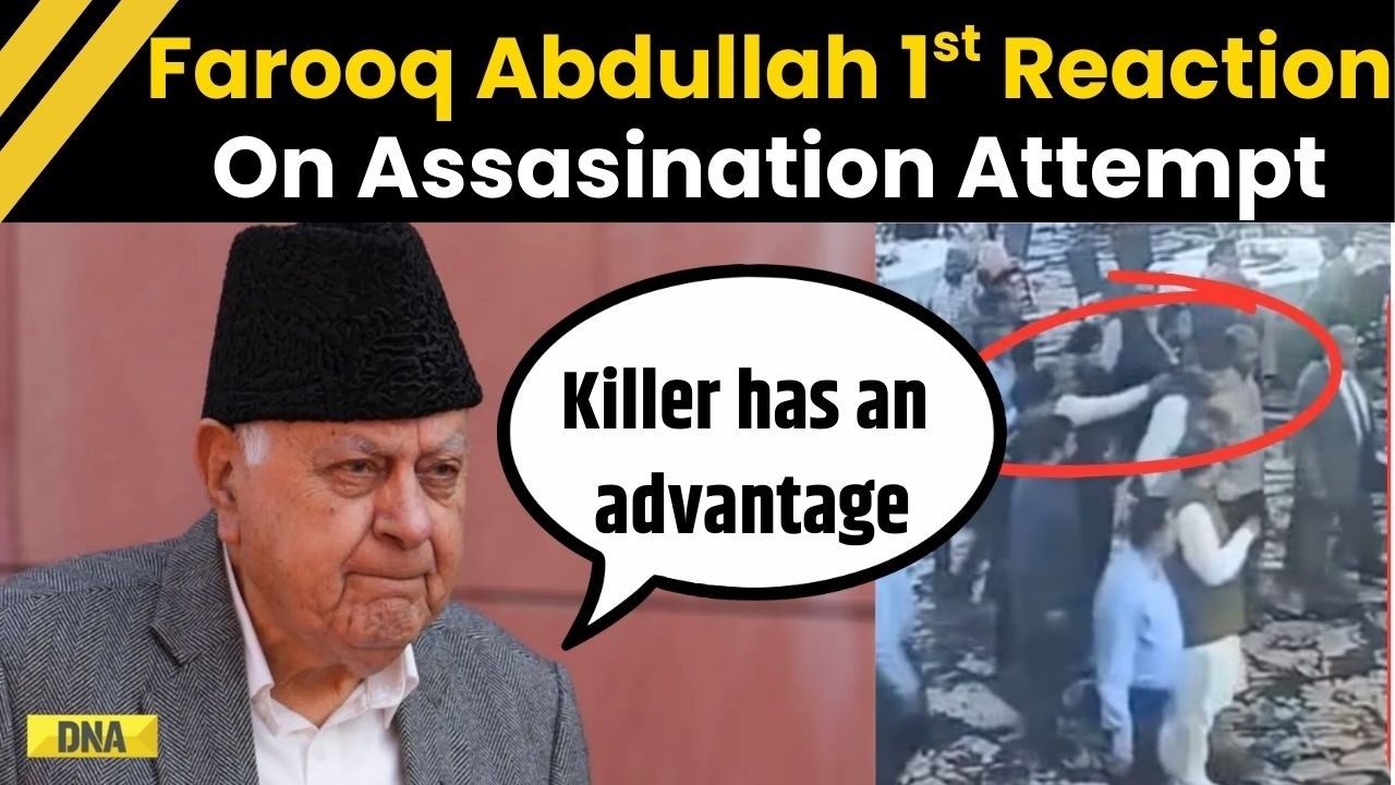 Farooq Abdullah Attacked: Farooq Abdullah's 1st Reaction After Assassination Attempt In Jammu