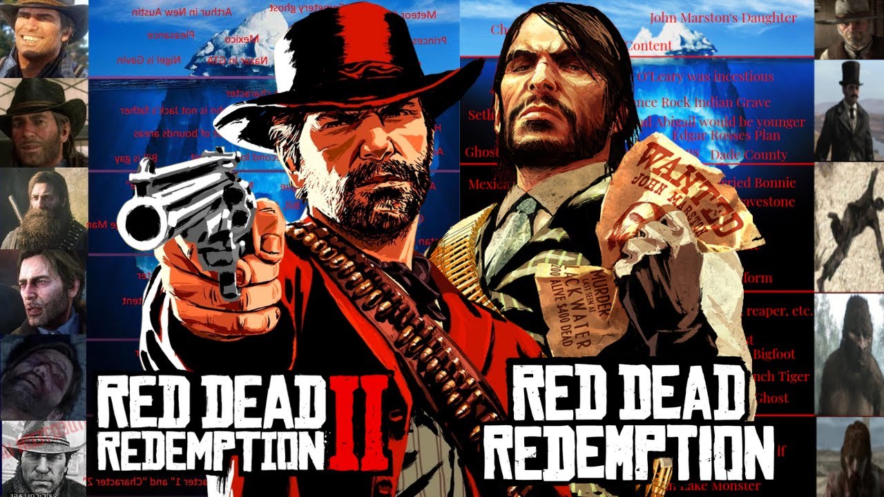 O Iceberg de Red Dead Redemption 1 e 2