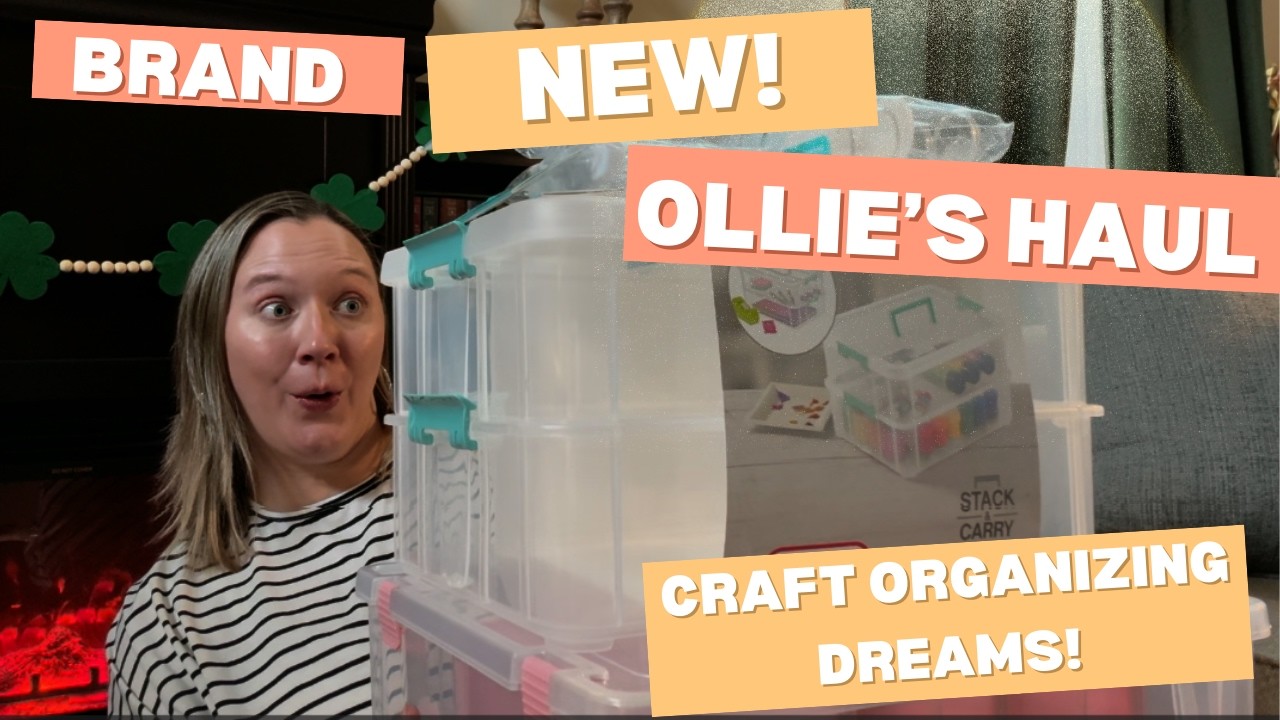 Brand New Ollies Haul - These are a crafter's organizational dream!