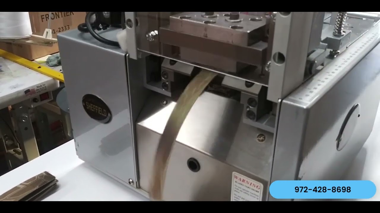 SHEFFIELD C-900 Automatic Webbing Cutter - Strip Cutter