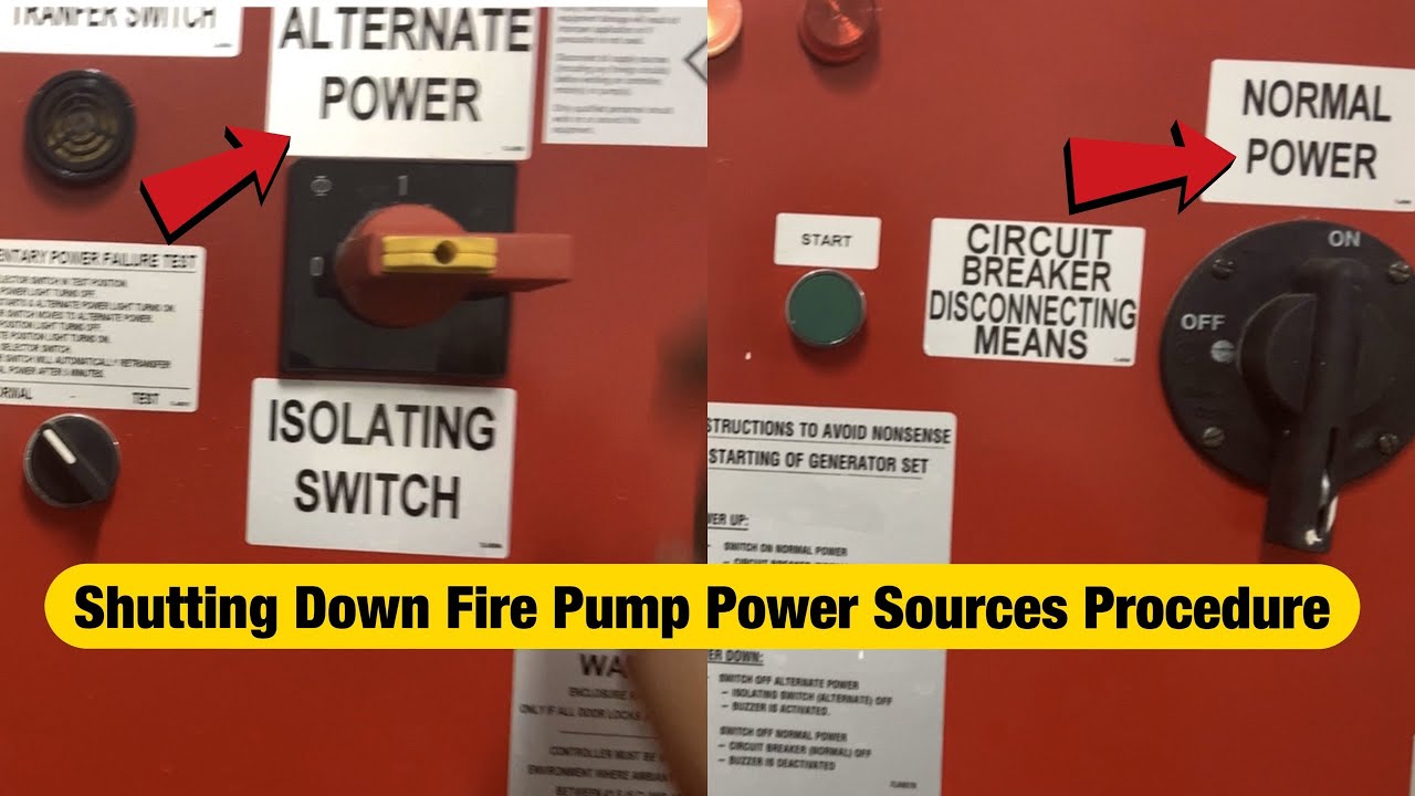 Fire Pump Power Shutdown Mistakes You're Making Right Now!