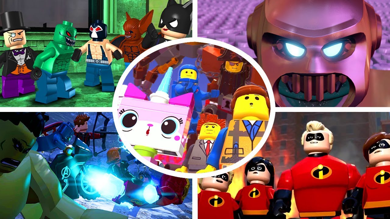 Все заставки в видеоиграх LEGO