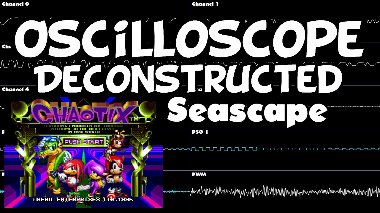 Knuckles' Chaotix - Seascape - Oscilloscope Deconstruction