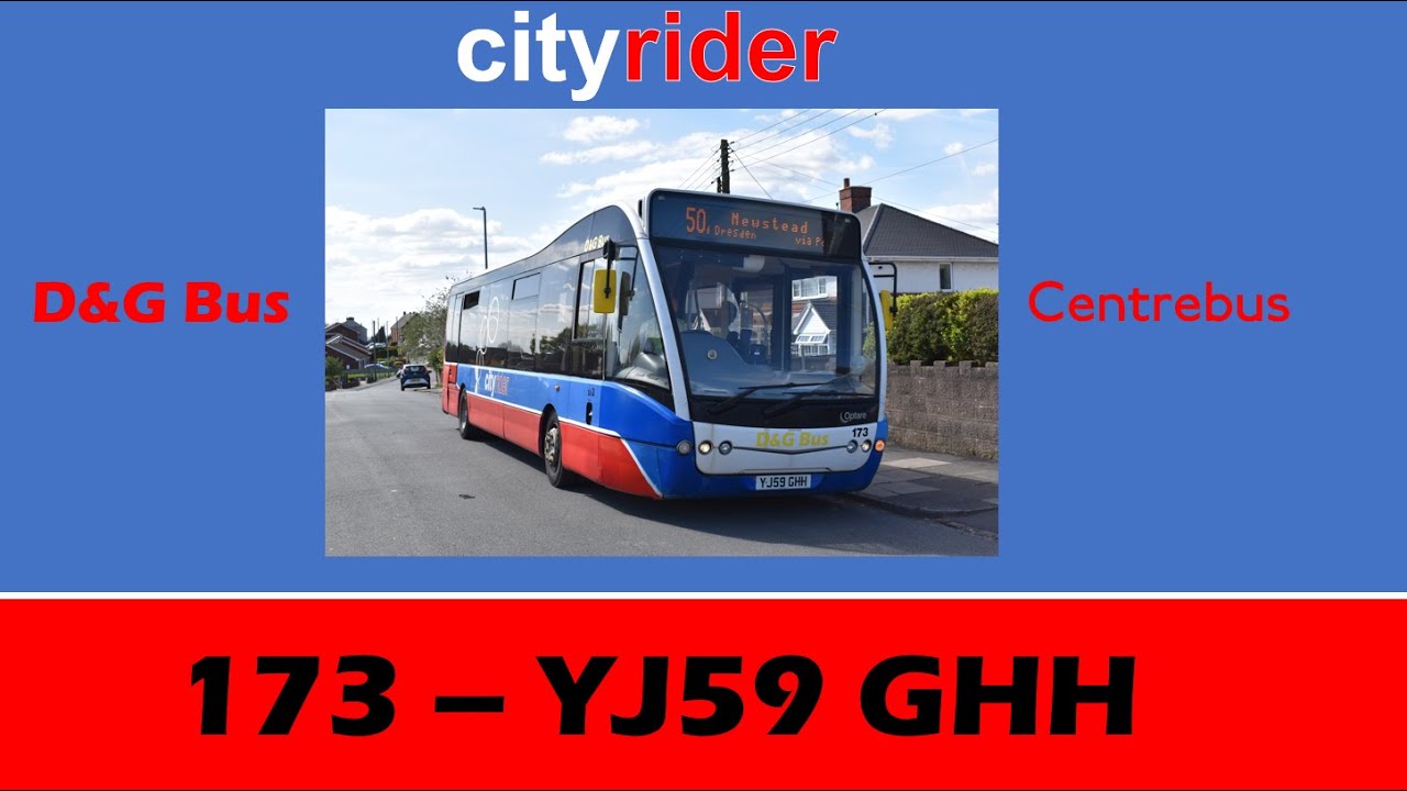 D&G Bus Optare Versa 173 YJ59 GHH ***50 HANLEY-NEWSTEAD (FINAL JOURNEY)***