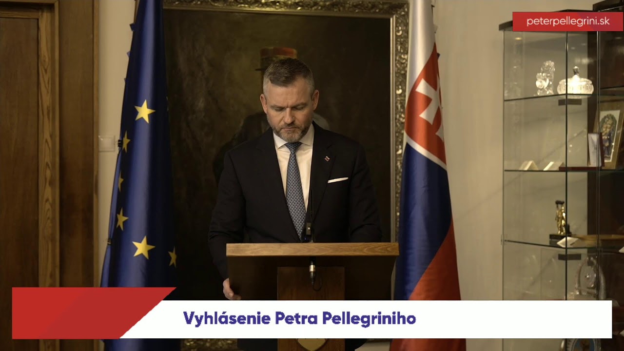 Vyhlásenie Petra Pellegriniho
