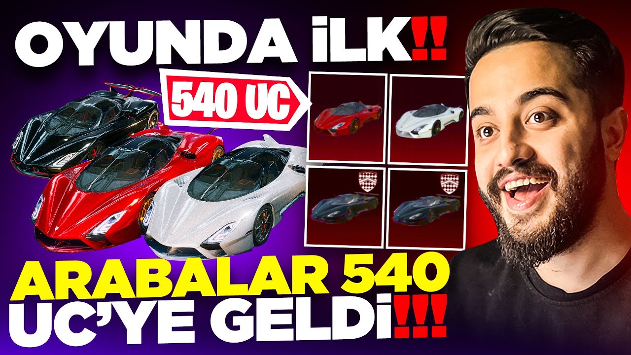 OHA! YARIŞ ARABALARI KASA DA GELDİ! HEPSİNİ UCUZA ALIP FULLEDİK! PUBG Mobile