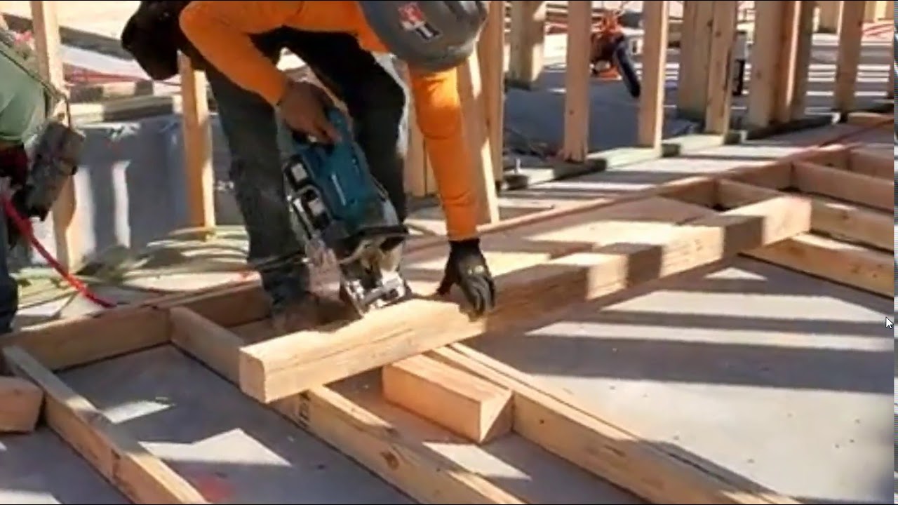 Skill saw and Nail Gun Demo