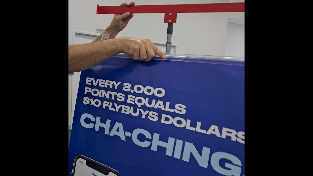 How to Use Profil'Up Poster Hanging System - Ladderless Poster Display Solution