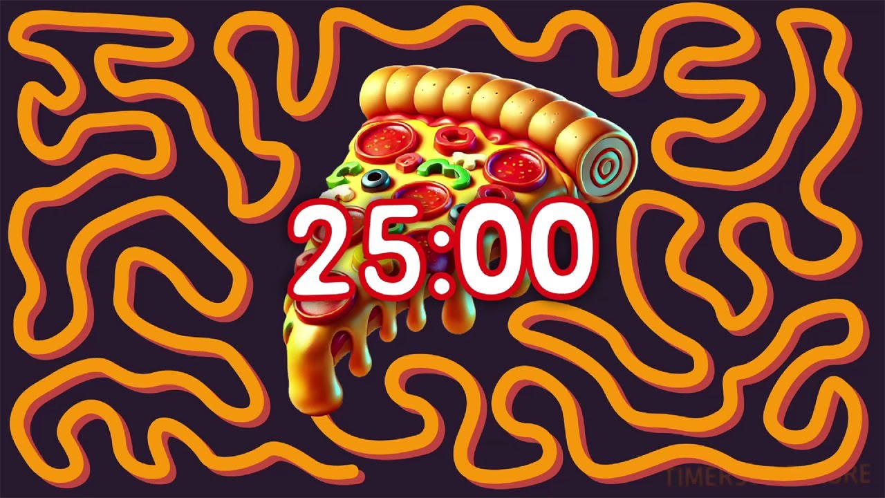 25 Minute Pizza 🍕 bomb 💣 timer