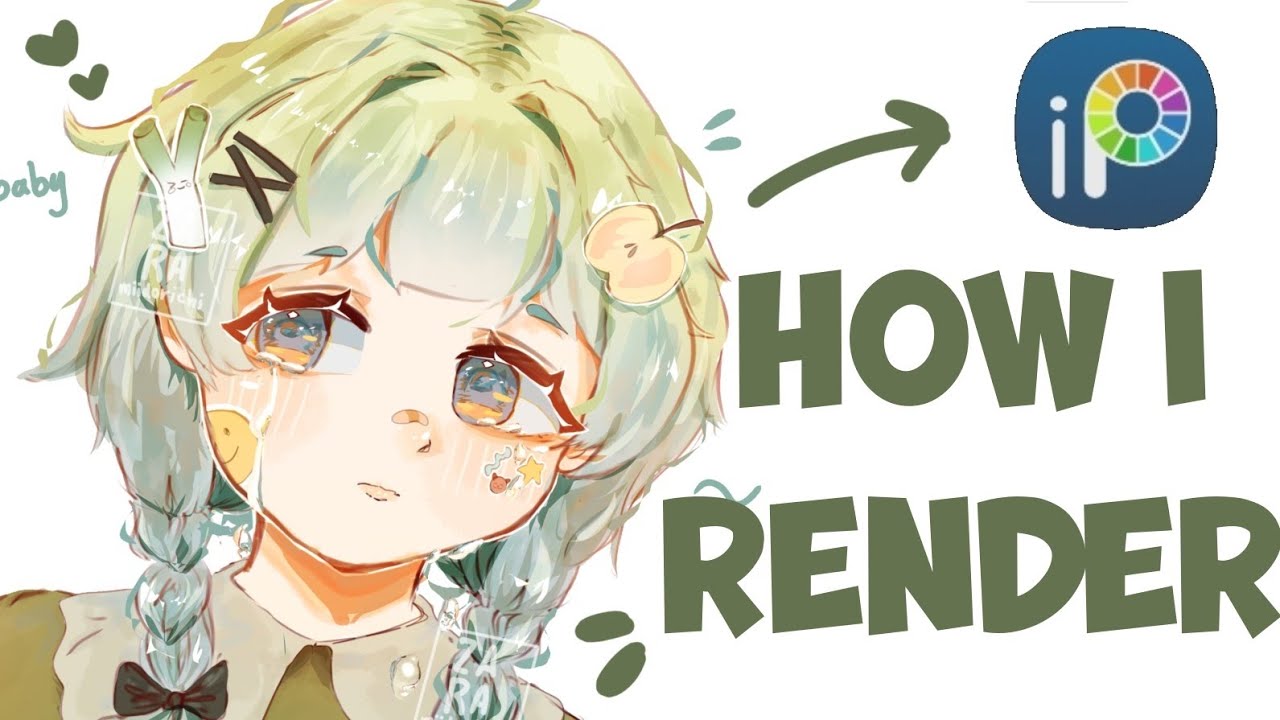 HOW I RENDER in IBISPAINT X | #1 FULL DIGITAL ART PROCESS |