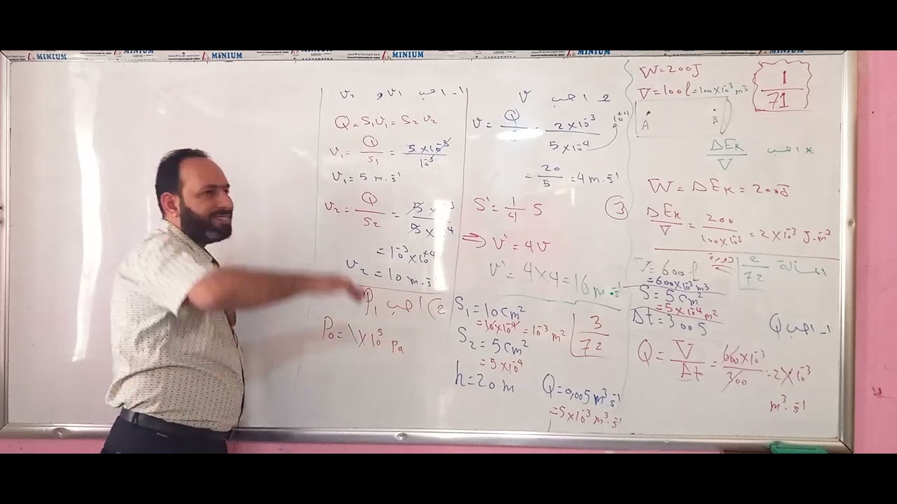 حل جميع مسائل ميكانيك السوائل