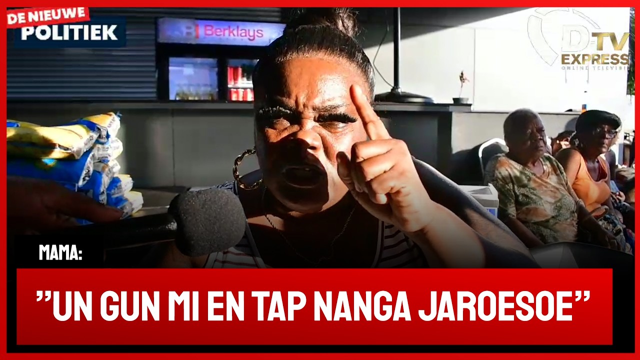 🚀 De Nieuwe Politiek Live • enorme drukte bij DDB pakketen uitreiking (Suriname)