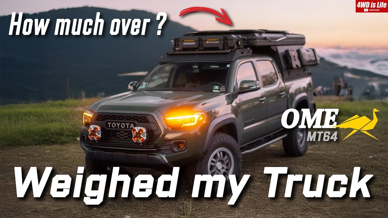 Ремонтирую свой перегруженный Tacoma с помощью Truck Camper — амортизаторы OME MT64