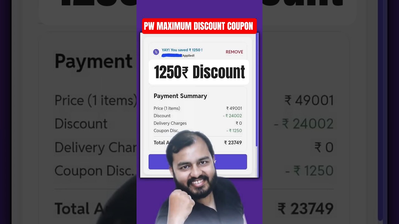 Pw Coupon Code 2026 Batch | Pw Coupon Code 2027 Batch | Pw Latest Discount Coupon code #pw