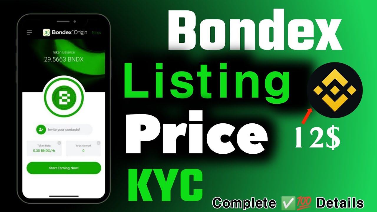 Bondex origin price | Bondex origin price listing and KYC complete Update | Bondex origin price