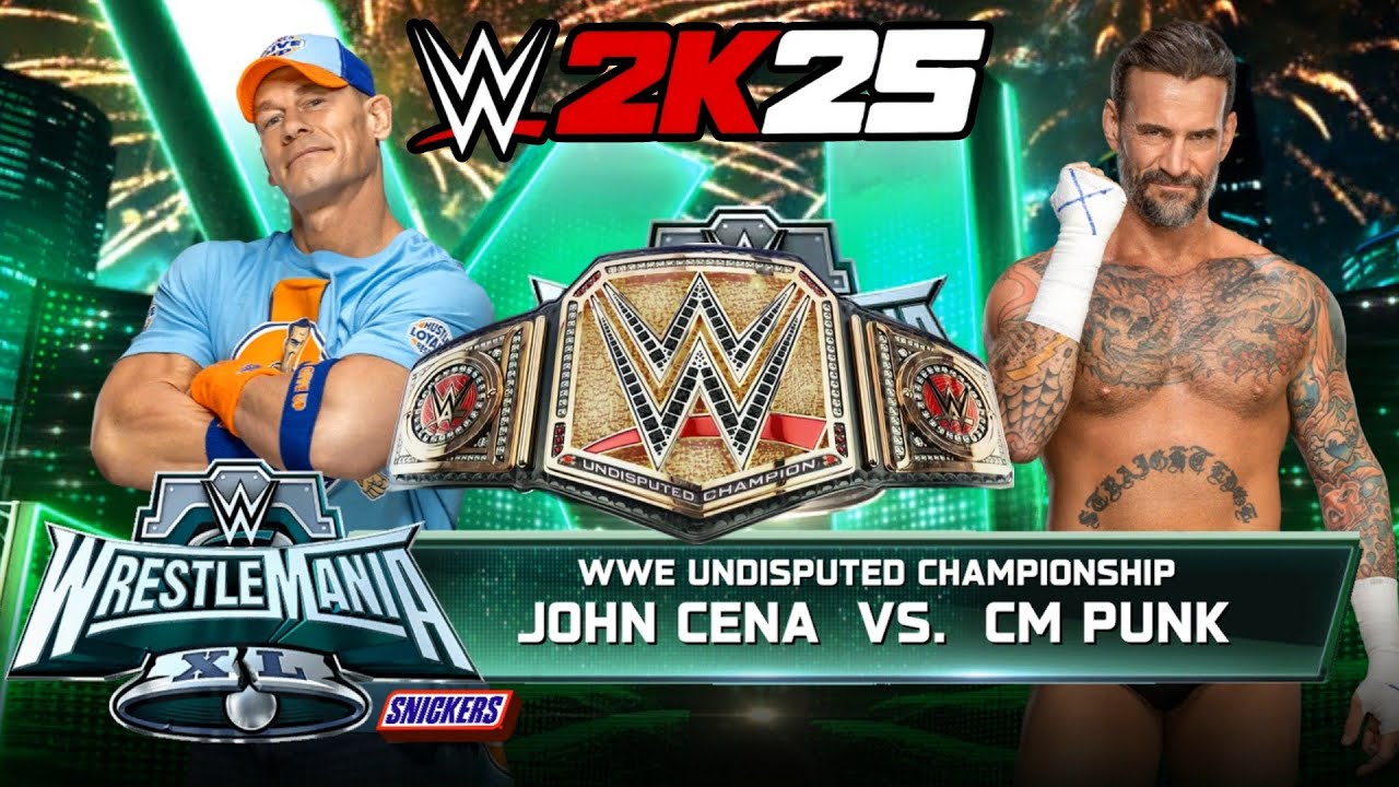 JOHN CENA VS CM PUNK | WWE UNDISPUTED CHAMPIONSHIP | FULL MATCH