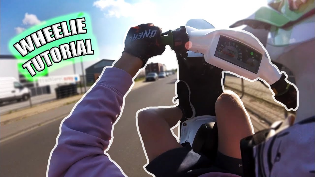 Roller Wheelie Tutorial - Easy Erklärt! / 50ccm / Mbk Booster / BikeLIfe /