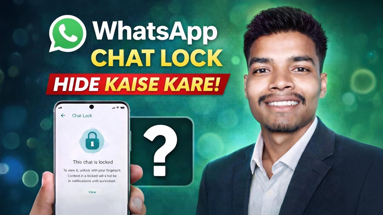 WhatsApp Chat Lock Hide Kaise Kare | How To Hide WhatsApp Chat Lock | Tech DTM 