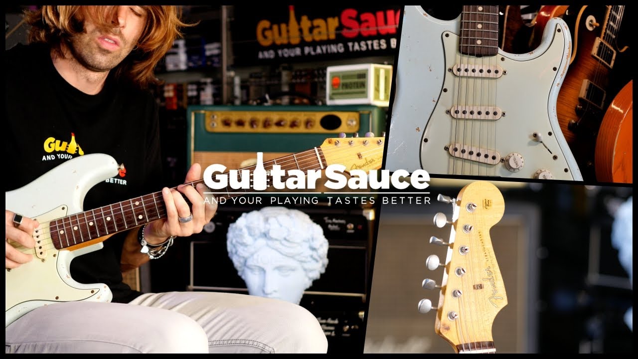 Fender Custom Shop Masterbuilt Jason Smith Stratocaster 1960 Relic Sonic Blue | Demo by Paul Audia