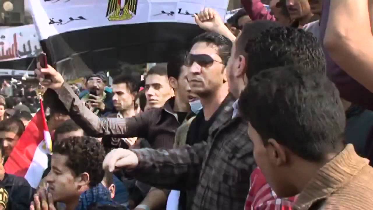 Tahrir Square protesters talk to John Domokos - The Guardian