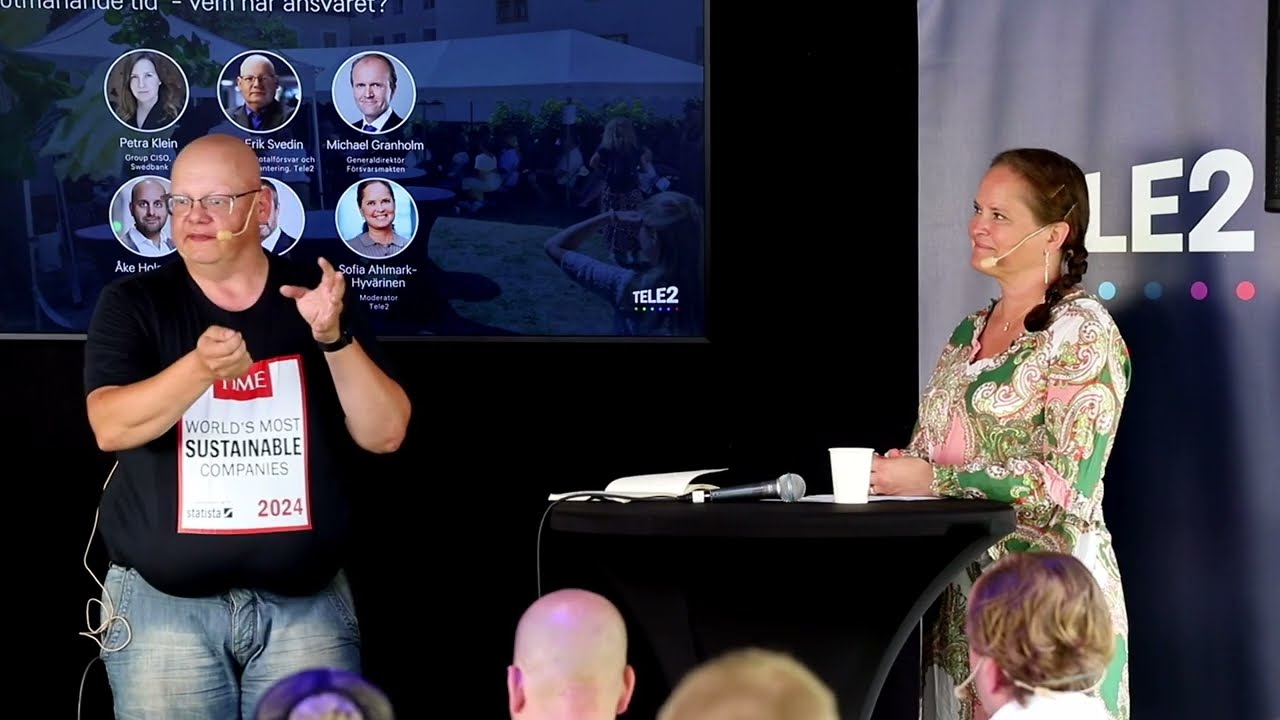 Tele2 i Almedalen 2024: Privat och offentlig samverkan i en säkerhetspolitiskt utmanande tid.