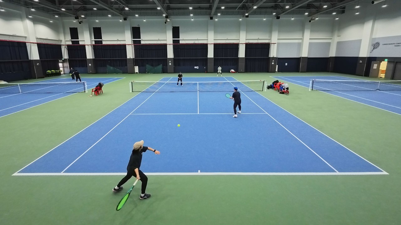 날이 좋아서,, 실내 테니스😙🎾 (2)