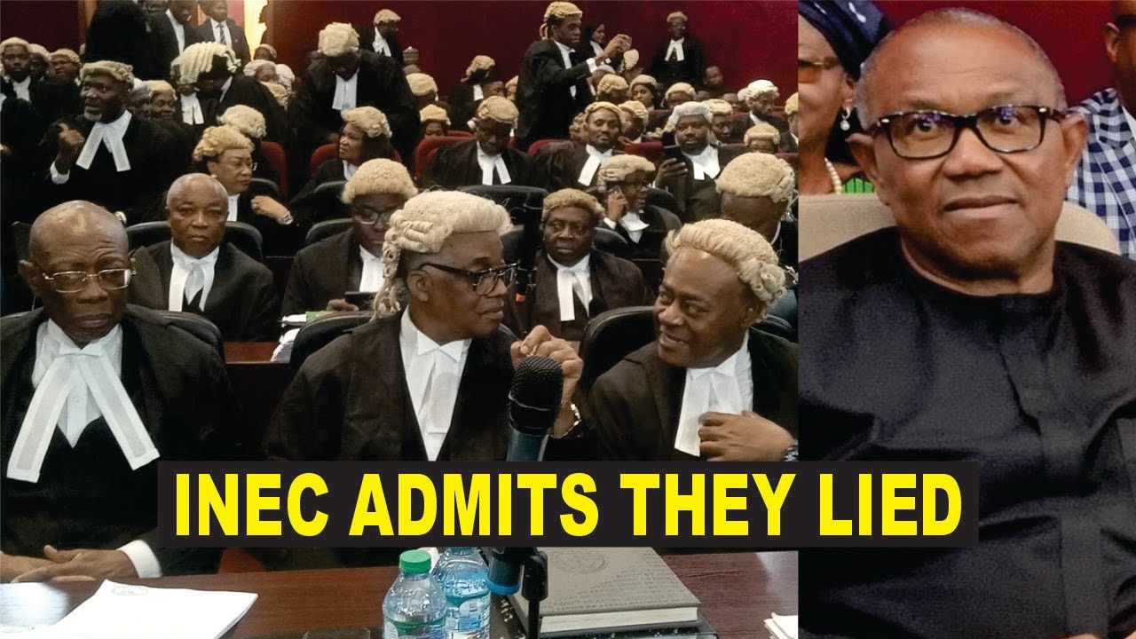 Pres Election Tribunal: Peter Obi In Court As INEC Admits Lying, Another Adjournment + Full Analysis