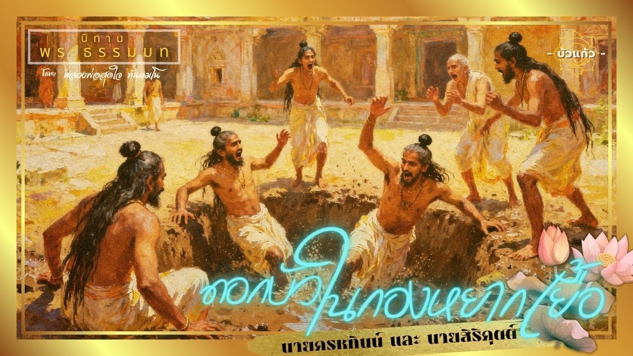 ดอกบัวในกองหยากเยื้อ (นายครหทินน์และนายสิริคุตต์) |หลวงพ่อสุดใจ ทันตมโน|วัดป่าบ้านตาด|นิทานพระธรรมบท