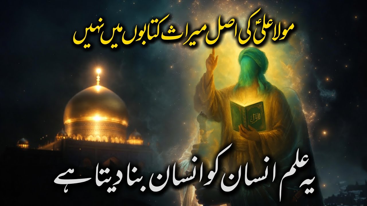 Mola Ali ki Asal Wirasat Kitaabon Mein Nahi | The Knowledge That Enters the Soul