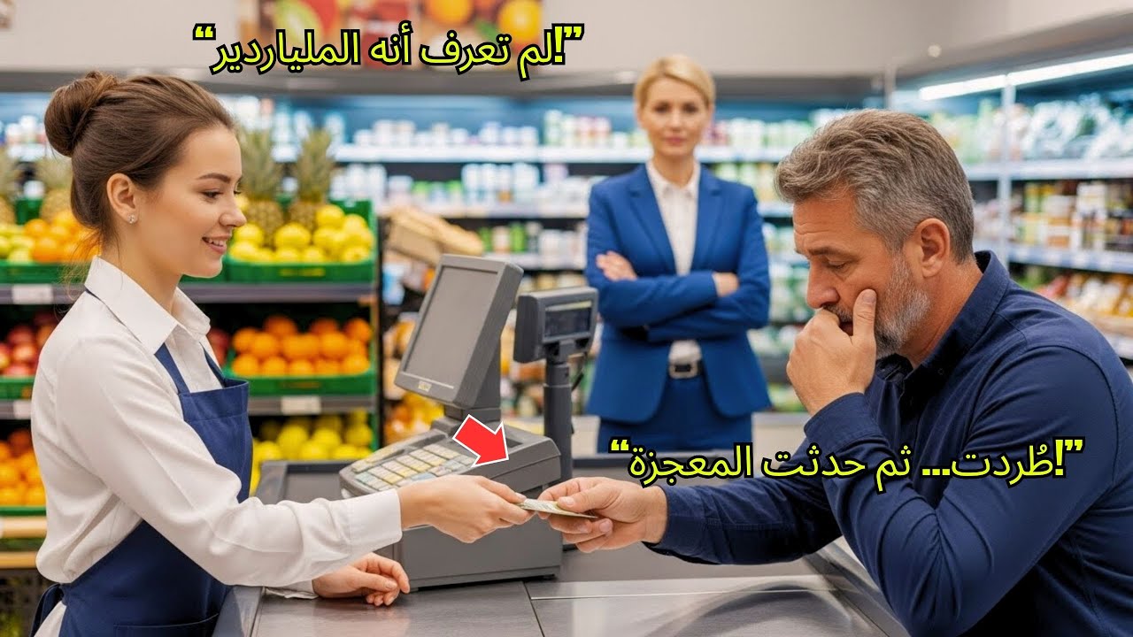 طُردت لأنها ساعدت رجلاً فقيراً… لكنها لم تعرف أنه الملياردير المتنكّر! النهاية ستصدمك!