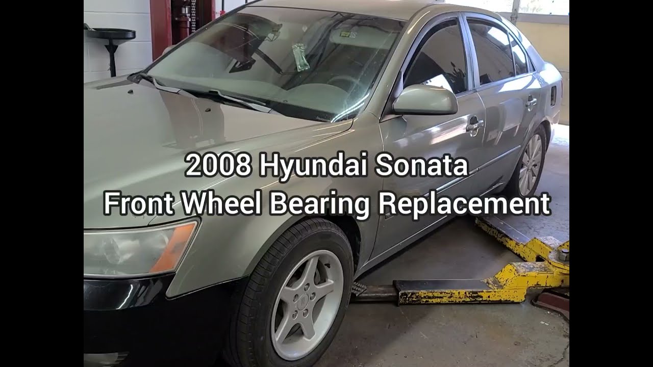 Front Wheel Bearing Replacement on a 2008 Hyundai Sonata