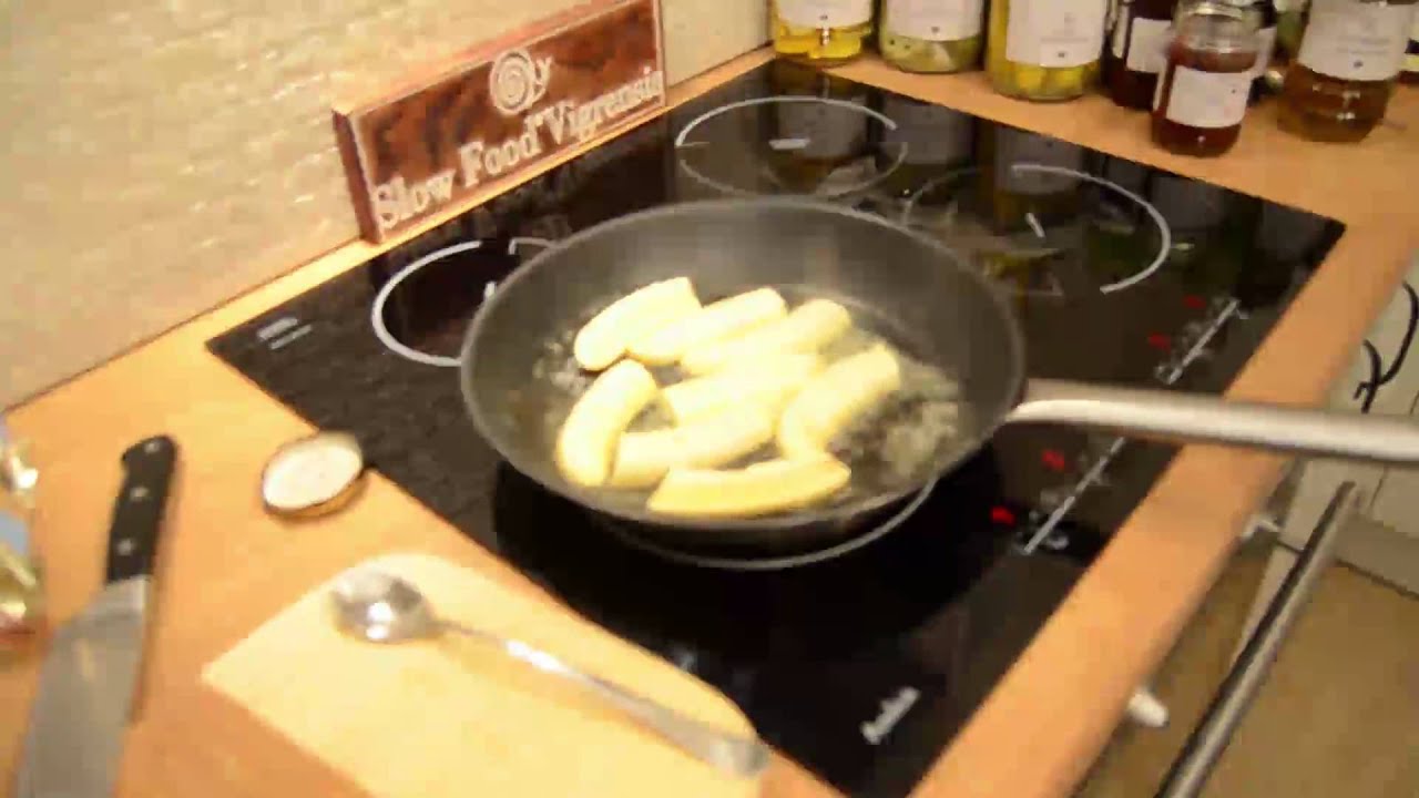 Flambirowane Banany
