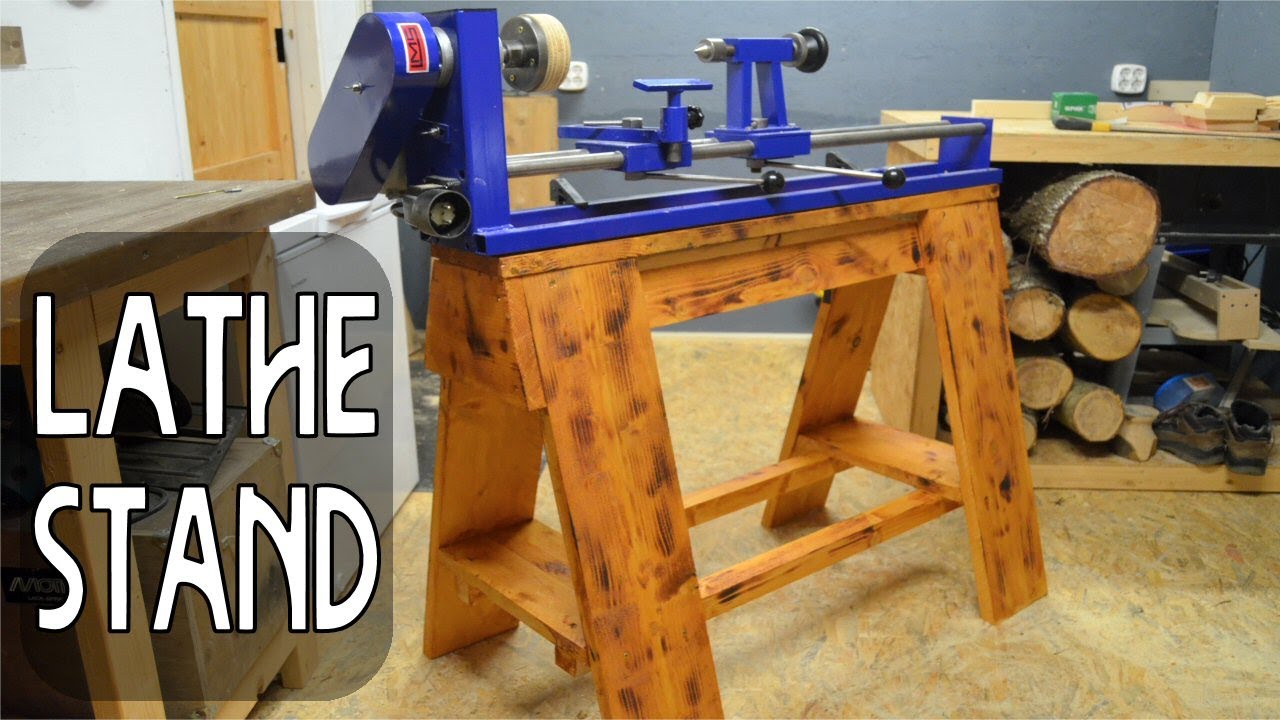 DIY Lathe Stand For Woodturning