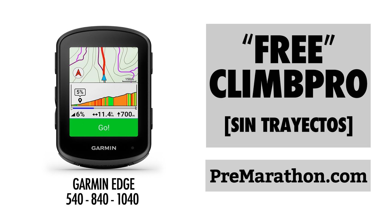 Función ClimbPro [automática] en los nuevos Garmin Edge