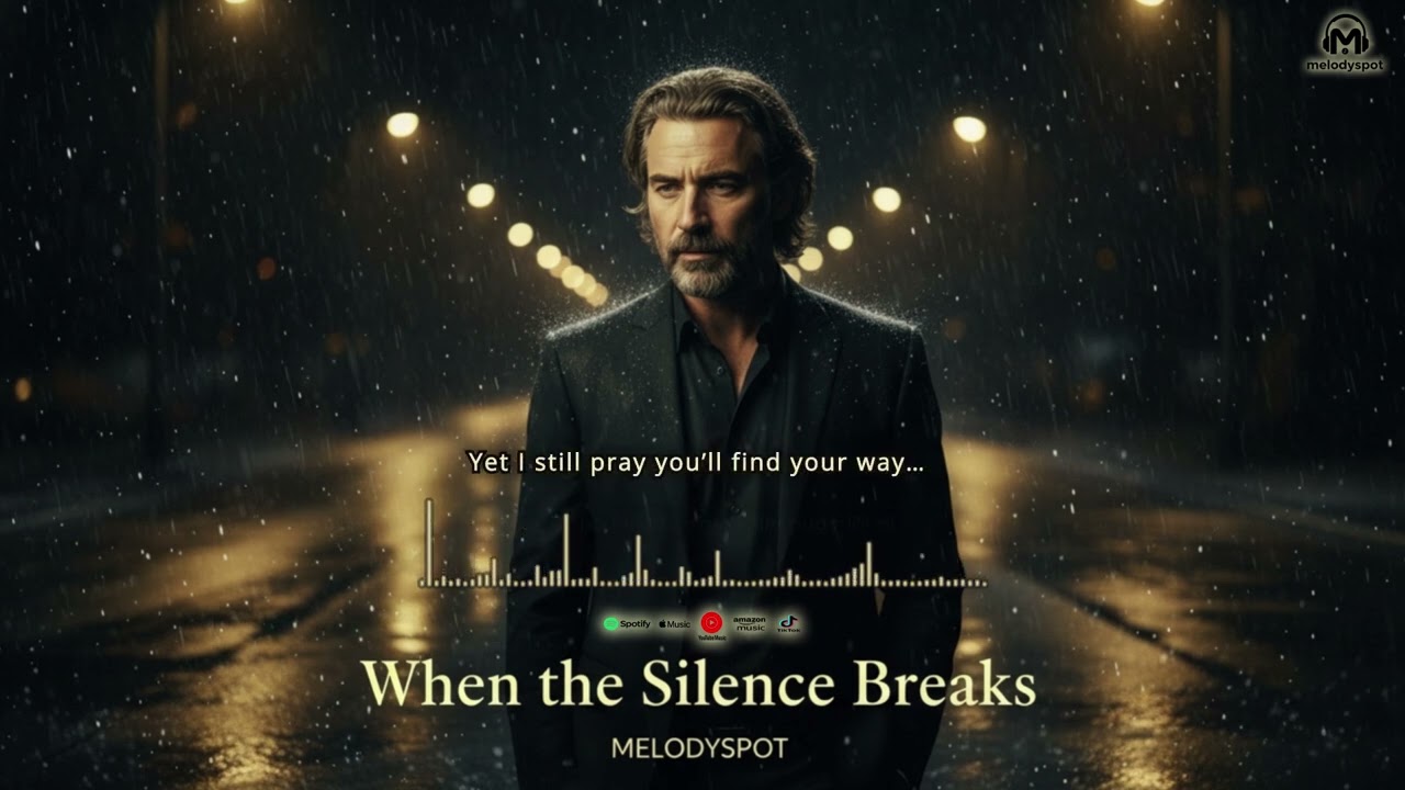 🎵 When the Silence Breaks &ndash; Melodyspot | Official Lyric Video (Emotional Indie Pop, 2025)