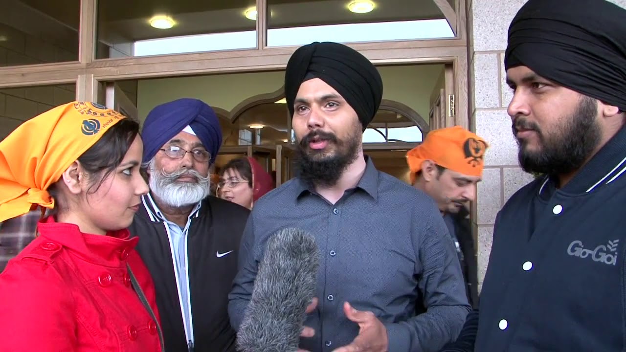 Opening Ceremony, Glasgow Gurdwara, April 2013 - Interviews