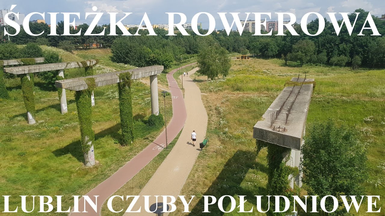PRZEJAZD ŚCIEŻKĄ ROWEROWĄ WĄWÓZ JANA PAWŁA II LUBLIN CZUBY POŁUDNIOWE GIMBAL OSMO MOBILE 3 + S7