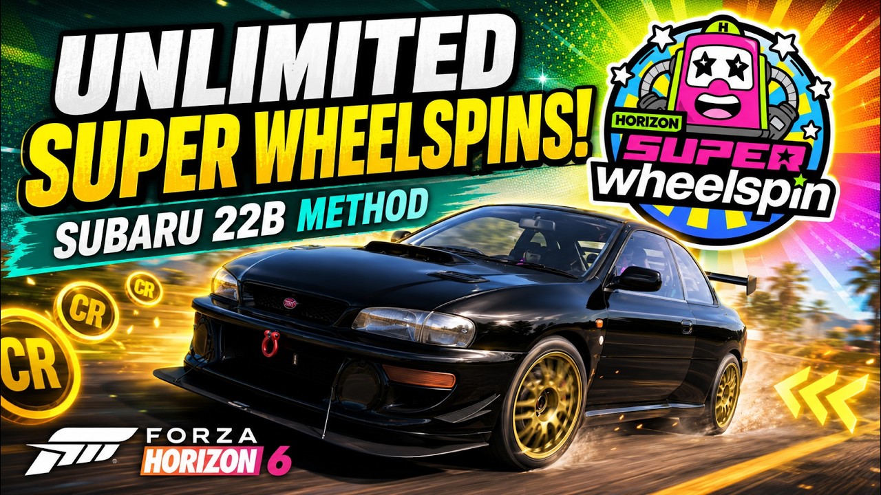 Фарм очков навыков в Forza Horizon 6! Метод получения супер-вращений на Subaru 22B