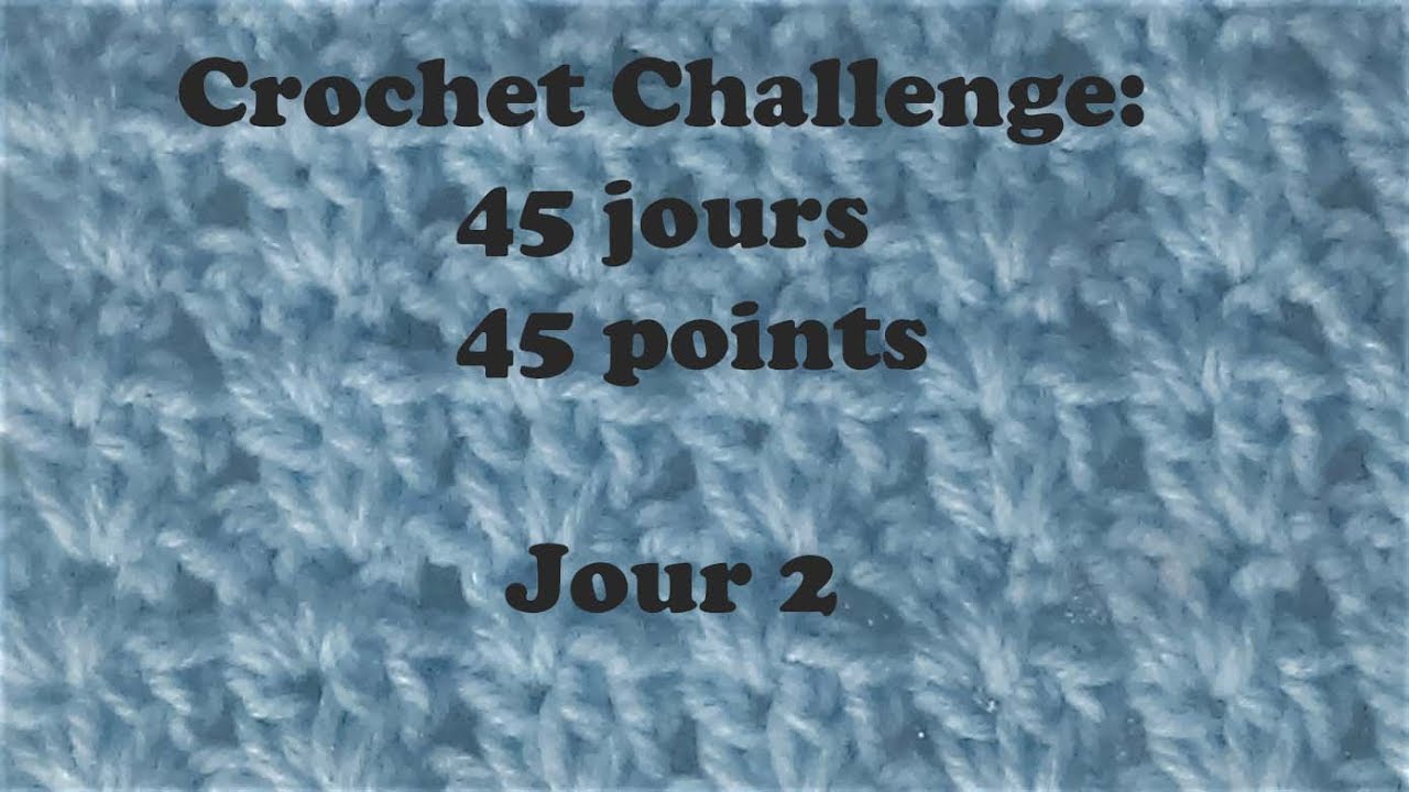 Crochet challenge: 2e jour (Point CHARLOTTE)