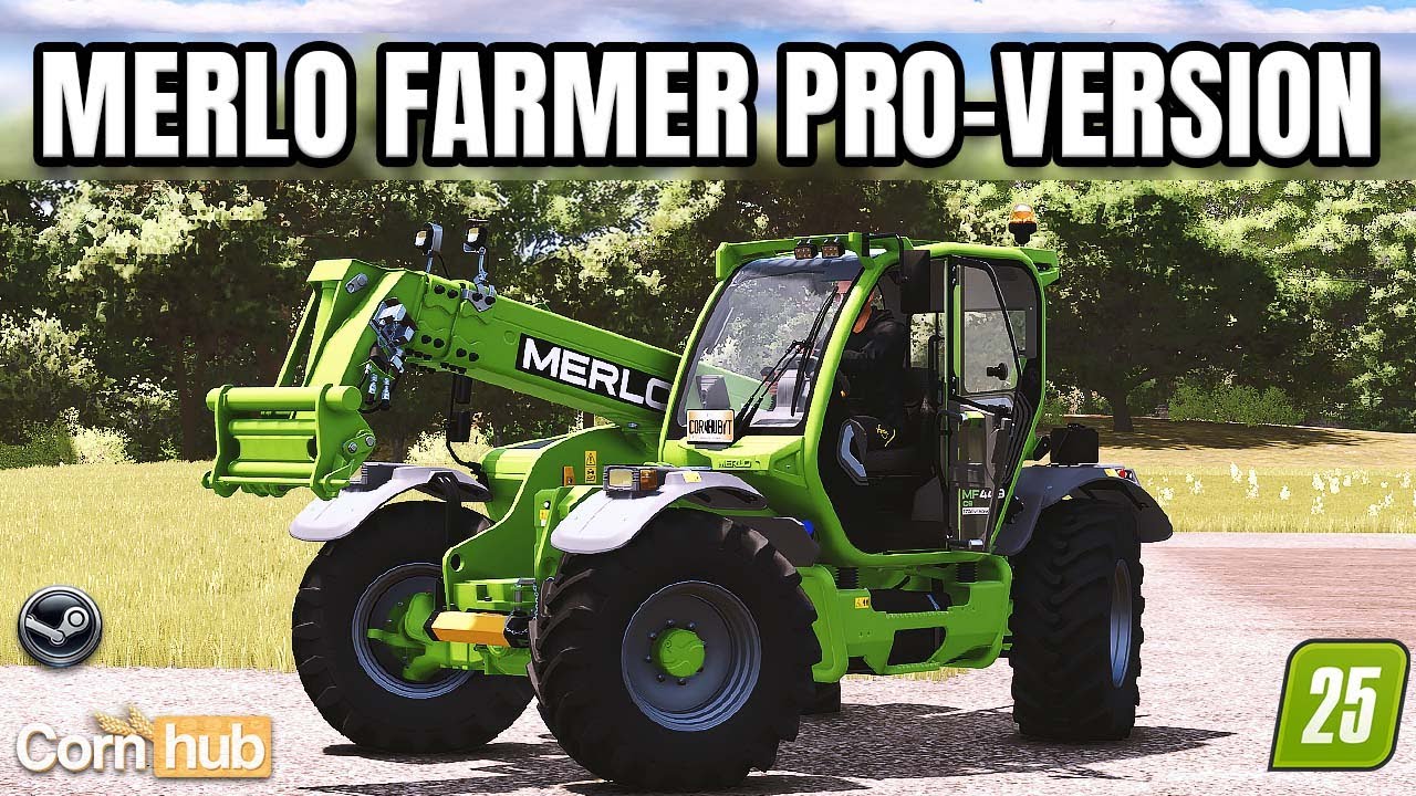 LS25 Merlo Farmer Pro-Version – Telelader mit echter Physik & Lastdiagramm