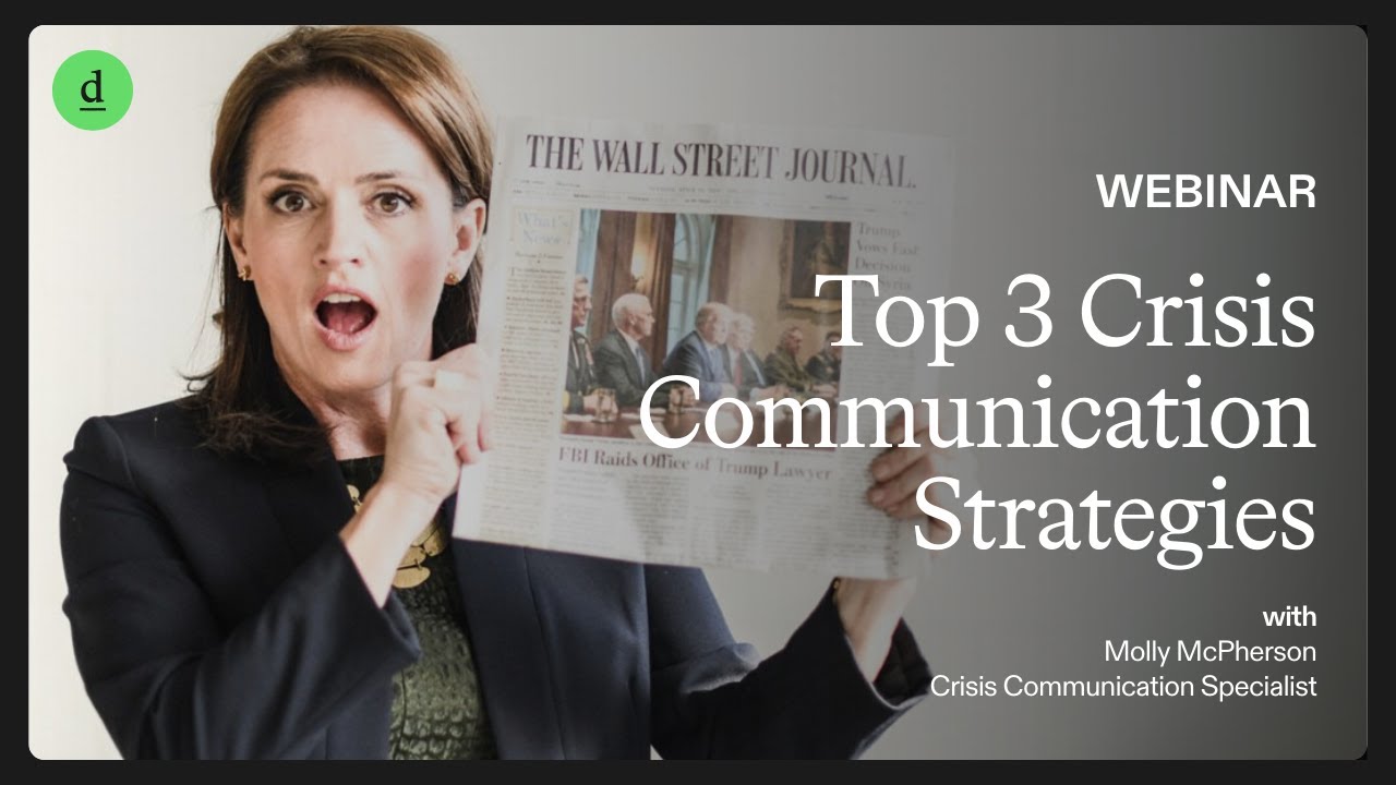 Top 3 Crisis Communications Strategies for a Smooth Start to Your Divorce - Molly McPherson Webinar
