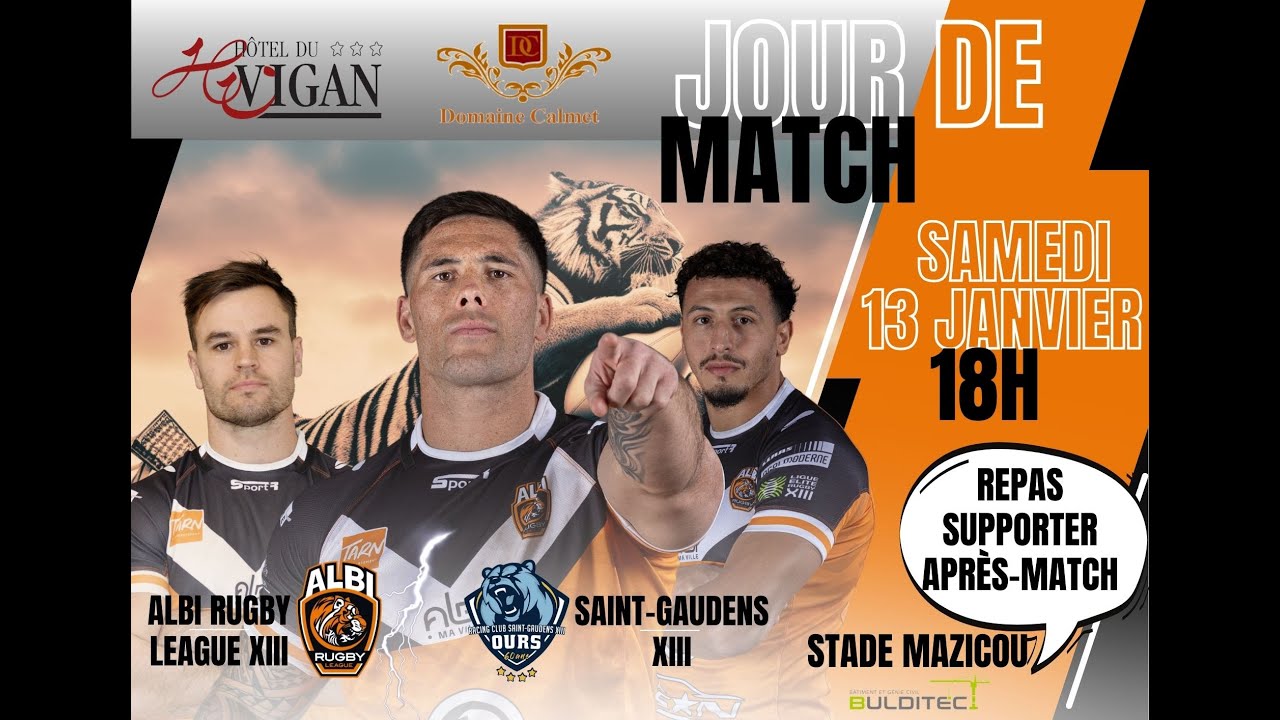Albi Rugby League XIII vs R.C. Saint Gaudens XIII Elite 1