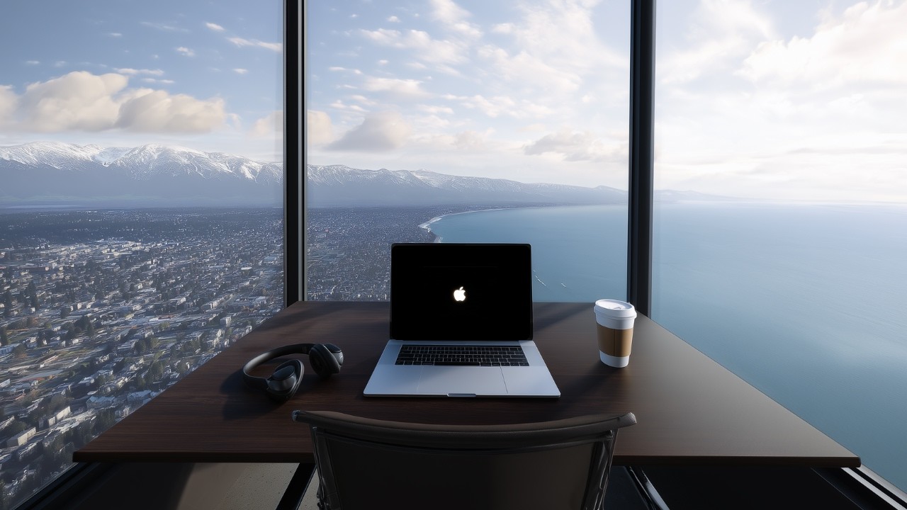 Today&rsquo;s Workspace:Oceanfront | Deep Focus Music for Work | Calm Focus for Productivity