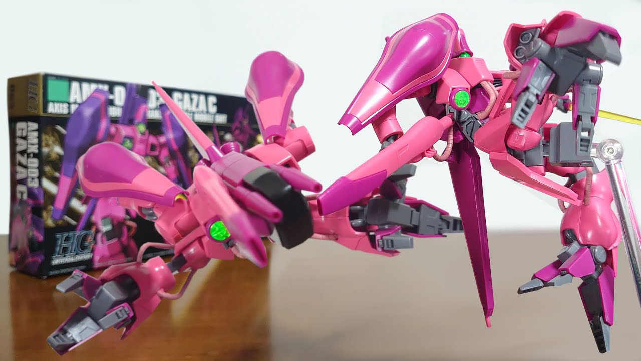 (ジ・オに続いて名作キット！2006年でこの可動！？特徴的なMA形態に変形！)HGUC 1/144 ガザC　レビュー