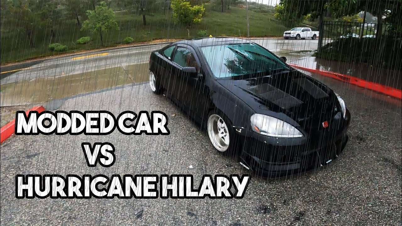 Driving my 400hp RSX during a hurricane
